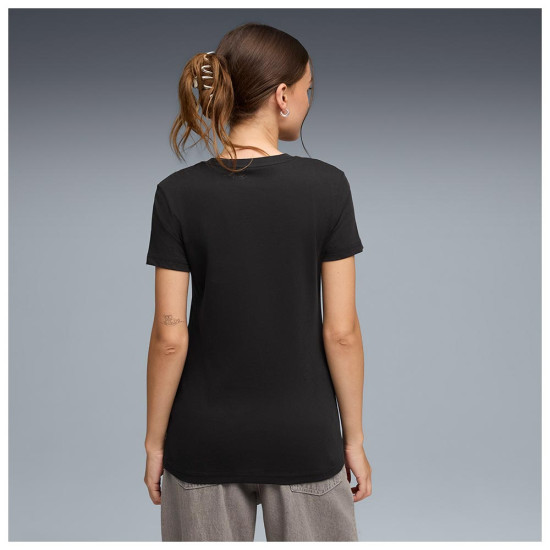 Puma Γυναικεία κοντομάνικη μπλούζα Essentials Centered Cat Logo T-Shirt